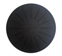 Lazy K Induction Cooktop Mat - Silicone Fiberglass Scratch Protector - for Magnetic Stove - Non Slip Pads to Prevent Pots from Sliding During Cooking_ Black (6.2inches)