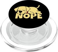 Lazy Labrador Retriever Yellow Lab Cute Dog Nope PopSockets PopGrip for MagSafe