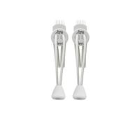 LAZY LACES Elastic No Tie Lock Shoelaces for Sports, Walking, Trekking & Running | Toddlers, Kids, Adults, Elderly, Disabled & People with Low Mobility (Plain White)