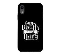 Lazy Like It's A Bad Thing Namaste Yoga Meditation Case for iPhone XR