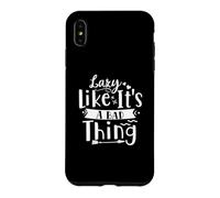 Lazy Like It's A Bad Thing Namaste Yoga Meditation Case for iPhone XS Max