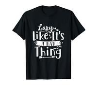 Lazy Like It's A Bad Thing Namaste Yoga Meditation Value Graphic T-Shirt