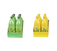 Lazy Lime Juice 1 Litre (Pack of 6) & Lazy Lemon Juice 1 Litre (Pack of 6)