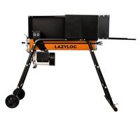 LAZY-LOG Electric Log Splitter 1500 W Motor - Safety Guard Included - Fast Cycle Time - Compact and Sturdy Log Splitter with Wheels for Easy Manoeuvrability - 7 Ton Electric Hydraulic Log Splitter