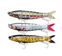 LAZY LURES Multi Jointed Fresh & Salt Water Fishing Lures for Pike, Bass, Perch & Trout (Specialist)
