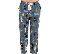 Lazy One Funny Moose Pajama Pants for Men, Men's Separate Bottoms, Lounge Pants, May the Forest Blue Pajama Pants, XXL