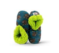Lazy One Fuzzy Slipper Socks for Women, Cute Fleece-Lined House Slippers, Sloth Fuzzy Feet, Small-Medium
