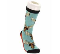 Lazy One Men and Women's Novelty Crew Socks, Funny Crew Socks For Men and Women, Don't Moose With Me, 10-12.5