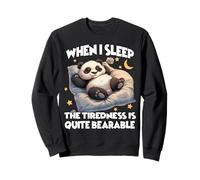 Lazy Panda Pajamas the fat panda is taking a nap Sweatshirt