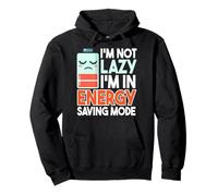 Lazy People Battery For A Layabout, Irony Humor Pullover Hoodie