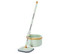 Lazy Peoples Use A Hand-free Rotary Mop To The Dry and Wet Flat With A Bucket Set