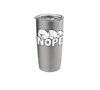 Lazy Persian Cat Not Today Nope Stainless Steel Insulated Tumbler