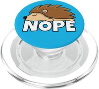 Lazy Porcupine Porky Not Today Nope PopSockets PopGrip for MagSafe