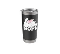 Lazy Rabbit Easter Bunny Not Today Nope Stainless Steel Insulated Tumbler