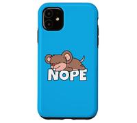Lazy Rat Not Today Nope Case for iPhone 11