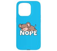 Lazy Rat Not Today Nope Case for iPhone 15 Pro
