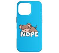 Lazy Rat Not Today Nope Case for iPhone 16 Pro