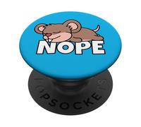 Lazy Rat Not Today Nope PopSockets Adhesive PopGrip