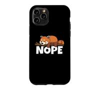 Lazy Red Panda Not Today Nope Case for iPhone 11 Pro