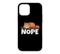 Lazy Red Panda Not Today Nope Case for iPhone 12 mini