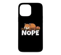 Lazy Red Panda Not Today Nope Case for iPhone 13 Pro Max