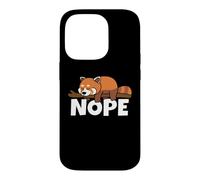 Lazy Red Panda Not Today Nope Case for iPhone 14 Pro