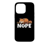Lazy Red Panda Not Today Nope Case for iPhone 14 Pro Max