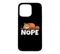 Lazy Red Panda Not Today Nope Case for iPhone 15 Pro Max
