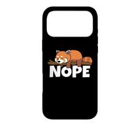 Lazy Red Panda Not Today Nope Case for iPhone 17 Pro Max