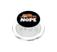 Lazy Red Panda Not Today Nope PopSockets PopGrip for MagSafe