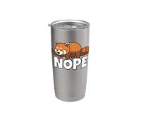 Lazy Red Panda Not Today Nope Stainless Steel Insulated Tumbler