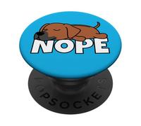 Lazy Rhodesian Ridgeback Cute Dog Nope PopSockets Adhesive PopGrip