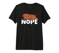 Lazy Rhodesian Ridgeback Cute Dog Nope Premium T-Shirt