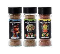 Lazy Scientist's Seasoning and Rub Bundle, 3 x 60g - Honey Jerk, Pretty Thai'd Up & Came Up Rosy