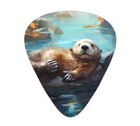 Lazy sea otter Guitar paddles, bass guitar, electric guitar or Hawaii four strings (12 packs, thin, medium, heavy)
