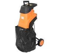 Lazy-Shred Electric Garden Shredder - 2500w Leaf & Wood Chipper - 50L Bag - 45mm Cutting Width