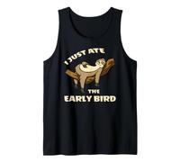 Lazy Sloth I Just Ate The Early Bird Tank Top