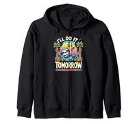 Lazy Sloth I'll Do It Tomorrow Procrastinators Lazy People Zip Hoodie