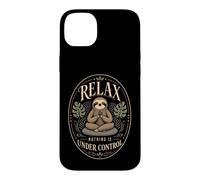 Lazy Sloth Lover Relax Nothing Is Under Control Case for iPhone 14 Plus