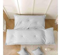 Lazy Sofa Adjustable Floor Sofa Bed, Foldable Lazy Couch Bed With Adjustable Backrest & Armrests, Floor Seating for Gaming Living Room Bedroom light gray-2