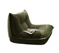 Lazy Sofa, Bean Bag Sofa, Tatami Sofa Bed, Armless Floor Sofa, Corduroy High-Density Foam Filled Bean Bag Chair for Living Room Bedroom Salon Office Balcony E
