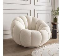 Lazy Sofa Chair, Pumpkin-Shaped Bean Bag Chair, Durable and Comfortable Armchair, Filled with high-Density Rebound Sponge, Suitable for Living Rooms, bedrooms, and Apartments C