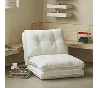 Lazy Sofa Convertible Flip Chair, Folding Sofa Bed,Foldable Floor Position Adjustable Reclining Sleeper Bed Metal Frame and Pillows for Living Room Bedroom C