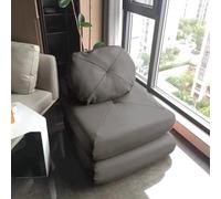 Lazy Sofa Floor Couch Bed Folding Bed Convertible Indoor Chaise Lounge Sofa Floor Chair With Pillow Sofa Bed Futon Sponge Filling for Bedroom/Living Room/Dorm Grey-80CM