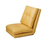 Lazy Sofa Floor Sofa,Upgraded Foldable Bed With 6 Position Backrest,Comfy Couch for Bedroom Small Space, Cozy Chair, Apartment Dorm yellow