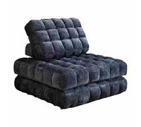 Lazy Sofa Folding Sofa Bed - Convertible Sleeper Chair With Pillow, Fold Out Couch, Memory Foam Floor Mattress, Futon Couch, for Living Room/Dorm/Guest Room/Home Off blue-1