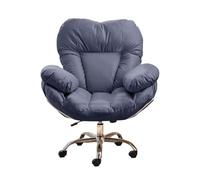 Lazy Sofa Gaming Chair - Blue Recliner with Retractable Footrest for Bedroom Office & Study - Contemporary Sle Adjustable t Seating