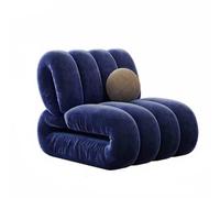 Lazy Sofa Lazy Floor Sofa Couch, Corner Bean Bag Chair for Adults, Tatami Sofa, Soft Nubuck for Living Room Bedroom Salon Office blue