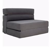 Lazy Sofa Sleeper Chair Folding Beds,Sofa Bed Foldable Mattress Luxury Fabric,High Density Foam,Convertible Studio Sofa Bed,for Guest Room Living Room grey-66 * 75 * 100cm