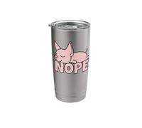 Lazy Sphynx Cat Not Today Nope Stainless Steel Insulated Tumbler